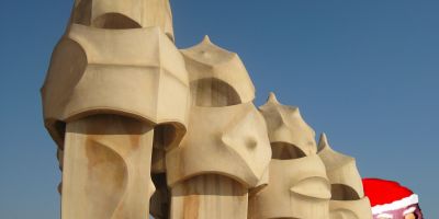 gaudi chimneys barcelona