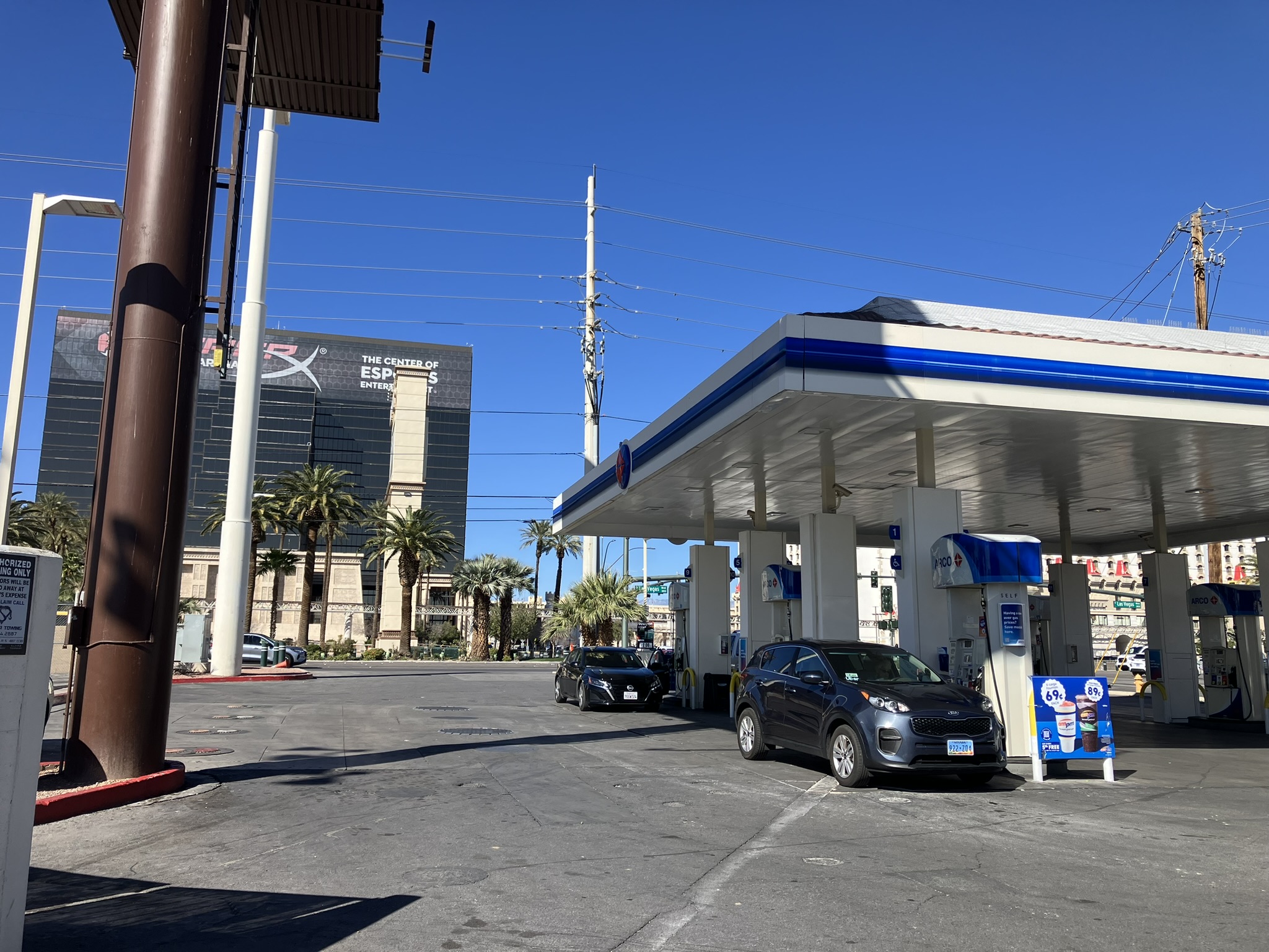 las vegas petrol station
