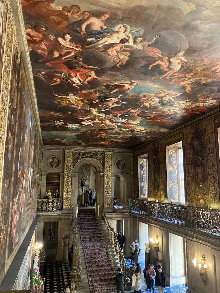 chatsworth house painted hall